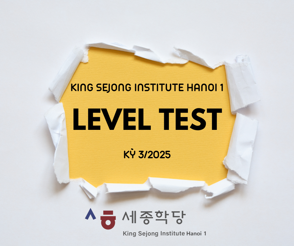 HƯỚNG DẪN THI ĐẦU VÀO (LEVEL TEST) KHOÁ KỲ 3/2025